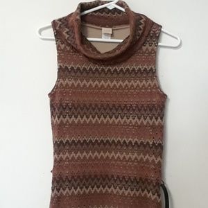 Sleeveless sweater dress